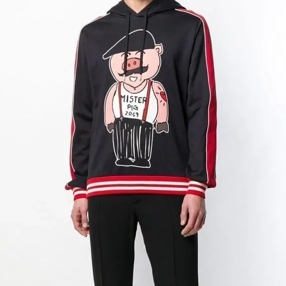 DOLCE & Gabbana SICILIANO PIG HOODIE Ltd Ed Collectors Scandal Dressy Sweatshirt - Picture 13 of 13